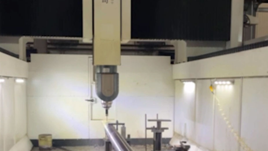 Five-axis CNC machining center